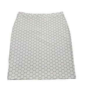 Leota Pencil Skirt in Ivory Luxe Jacquard, size Large